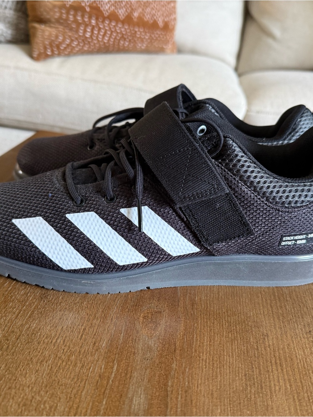 Adidas Adipower Weightlifting Shoes Men’s Size 10 Black Powerlifting